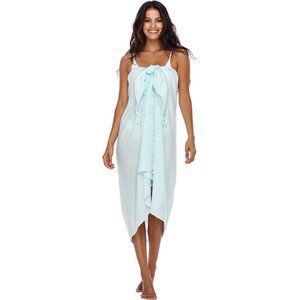 NEW Womens Beach Cover Up Sarong Swimsuit - Aqua